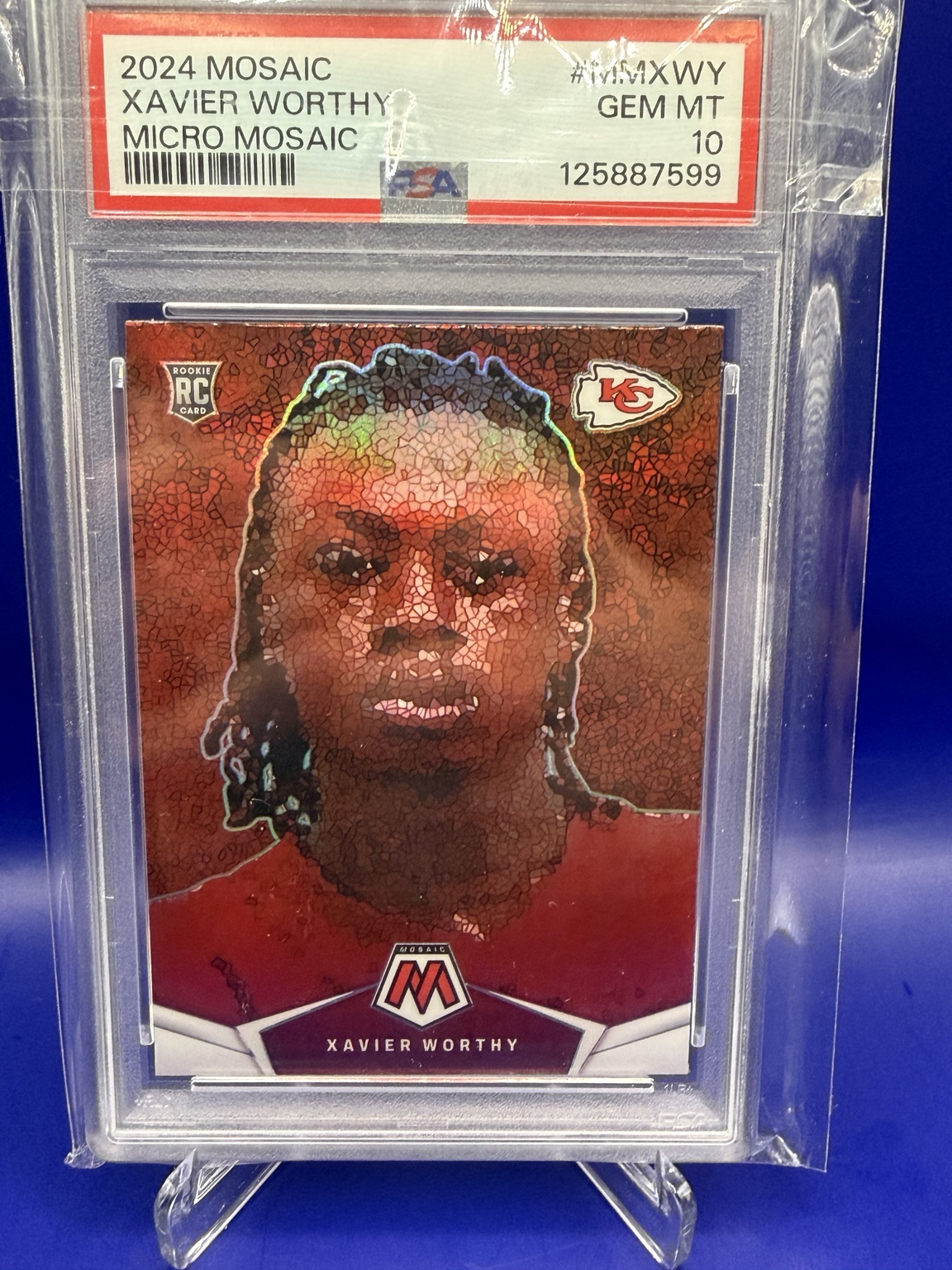 Xavier Worthy Micro Mosaic