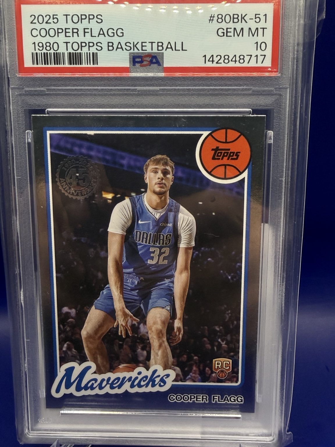 Cooper Flagg 1980 Topps Basketball
