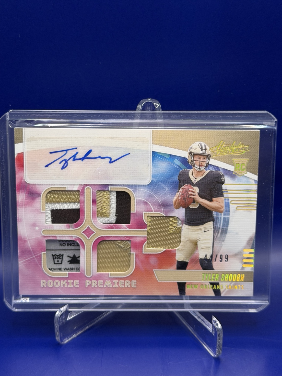 Tyler Shough Rookie Premiere Patch Auto