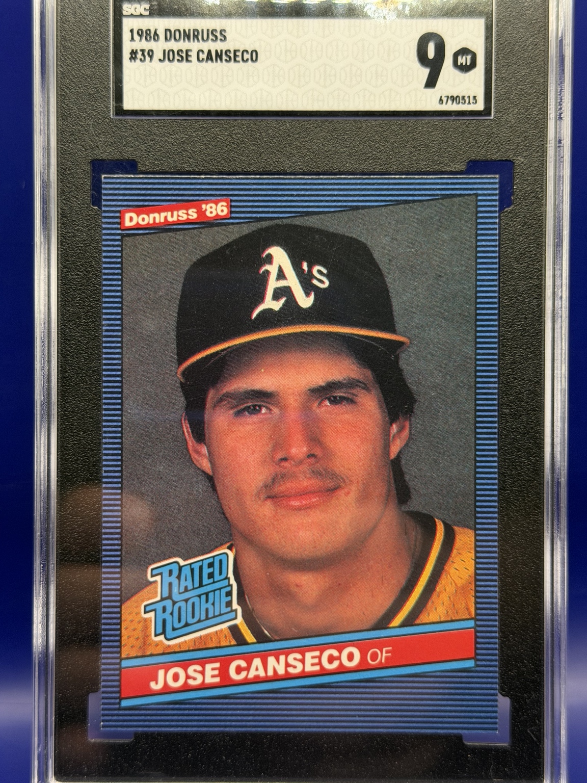 Jose Canseco Rated Rookie