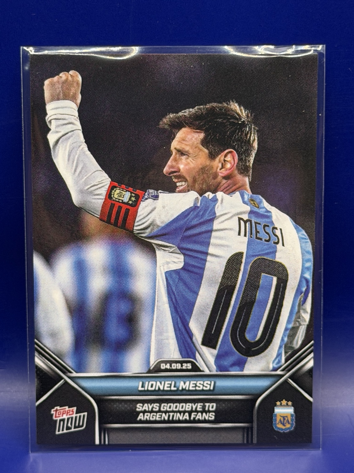 Lionel Messi Says Goodbye to Argentina Fans
