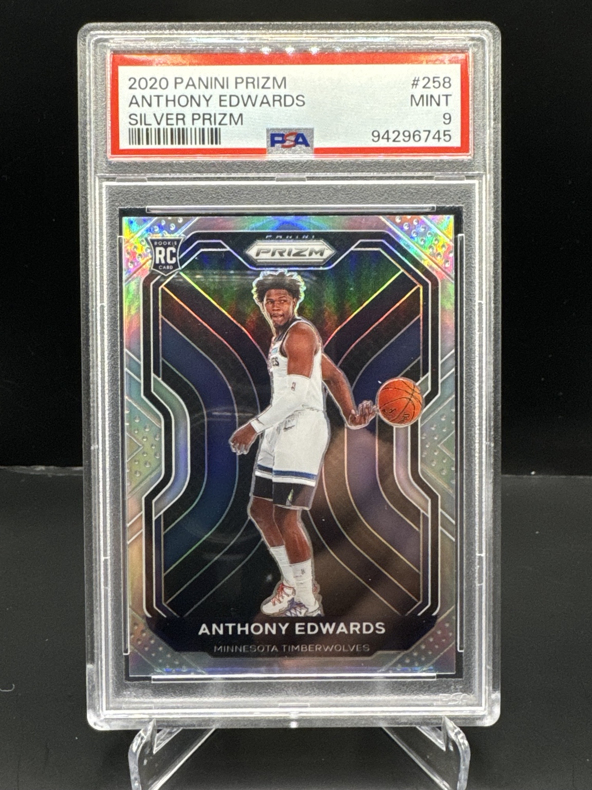 Anthony Edwards Silver Prizm