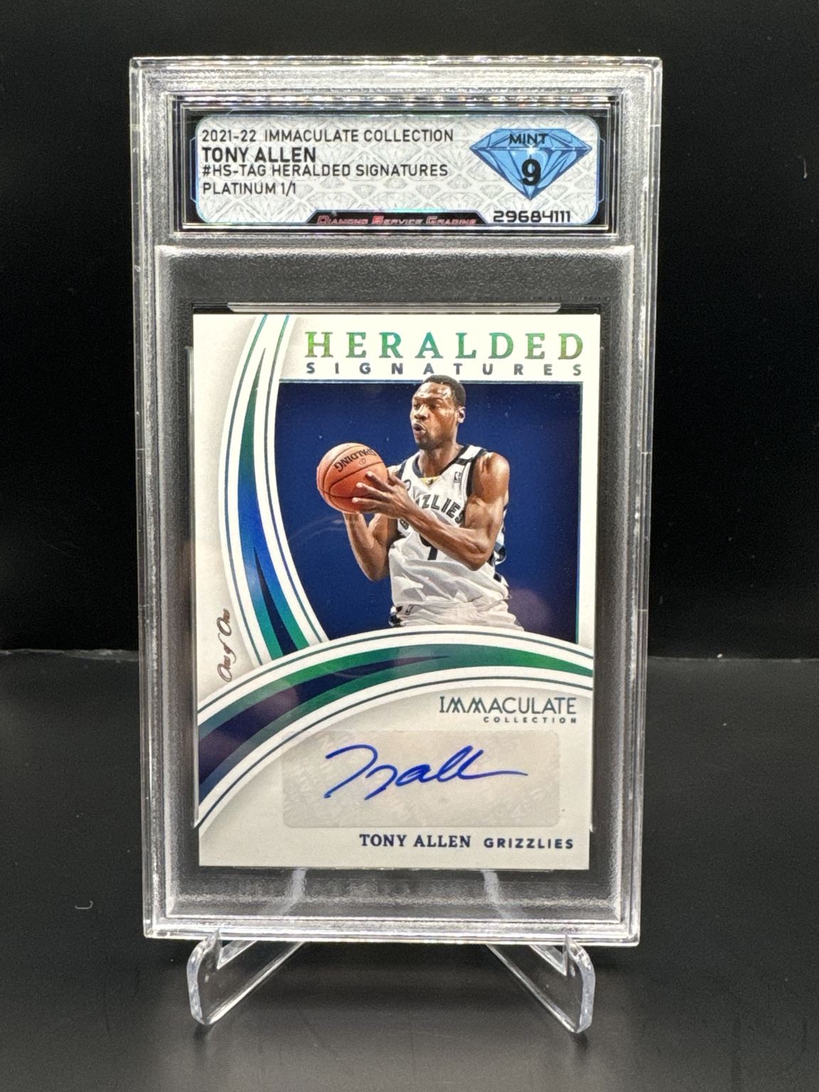 Tony Allen Heralded Signatures Platinum